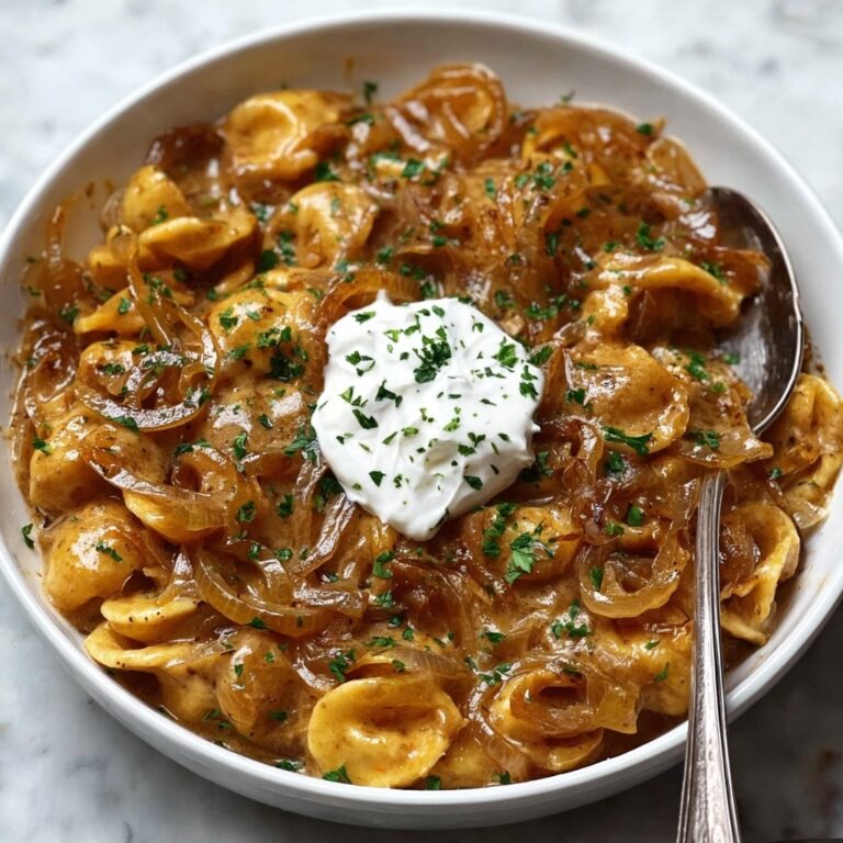 One Pot French Onion Pasta Recipe