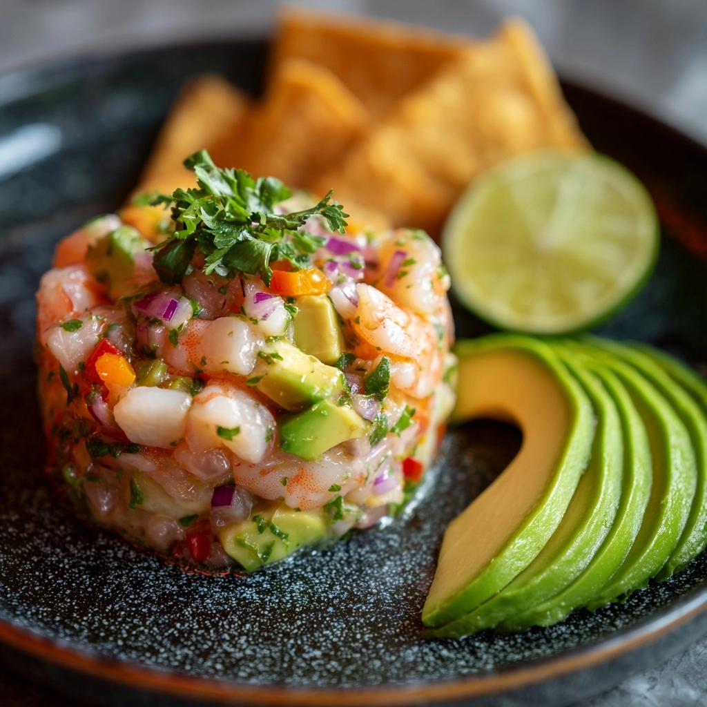 Easy Shrimp Ceviche with Avocado & Fresh Citrus Recipe - Recipe Image