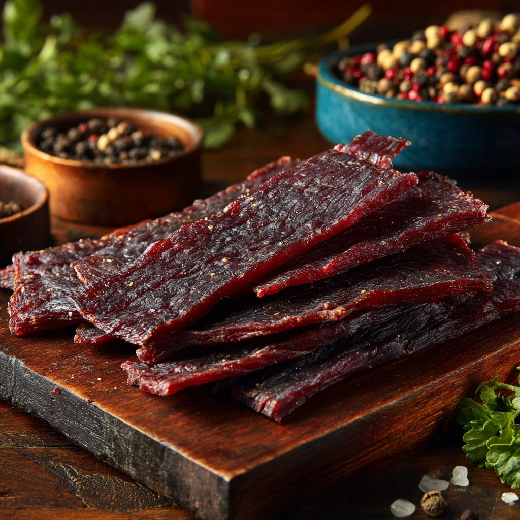 Air Fryer Beef Jerky Recipe - Recipe Image