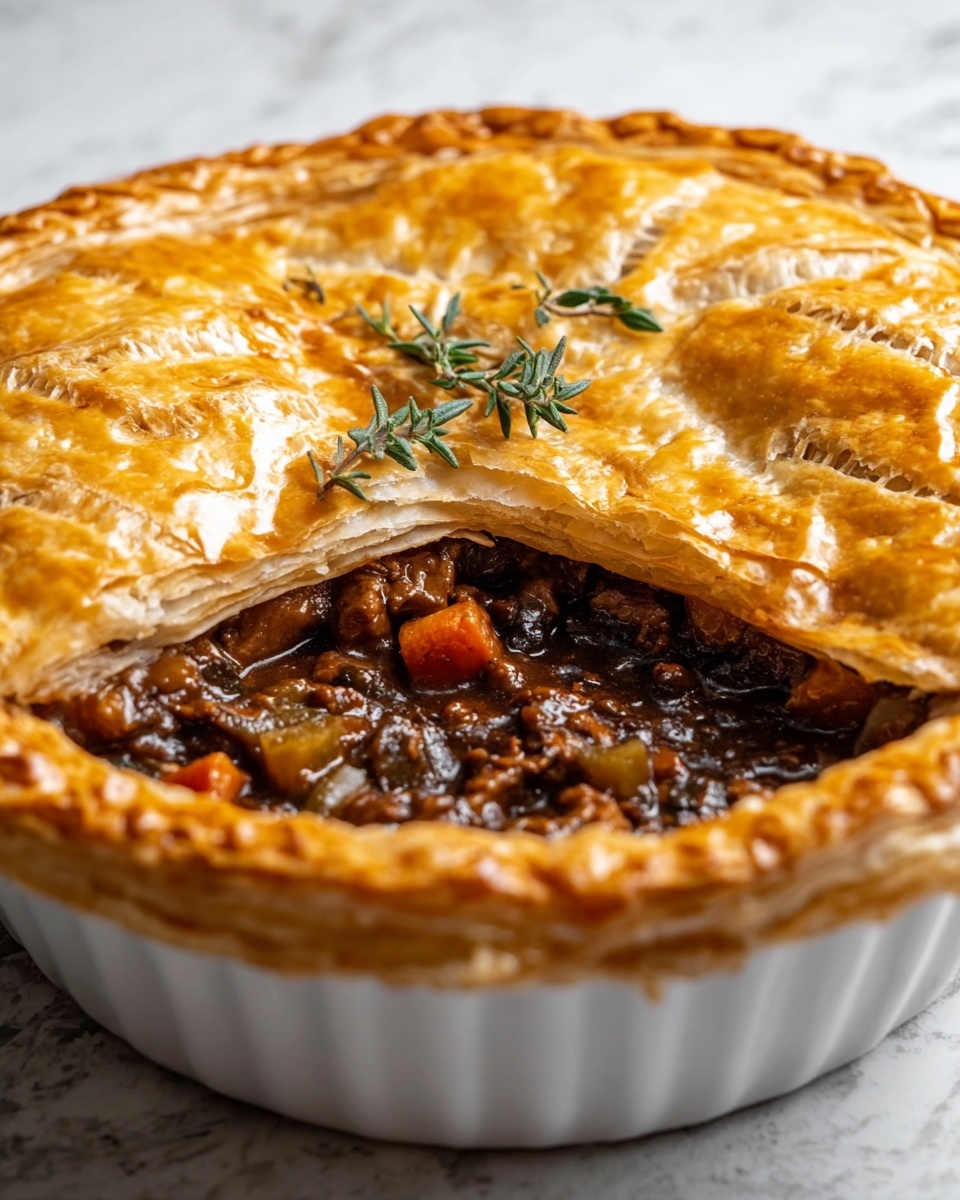 Steak and Onion Pie Recipe - Recipe Image
