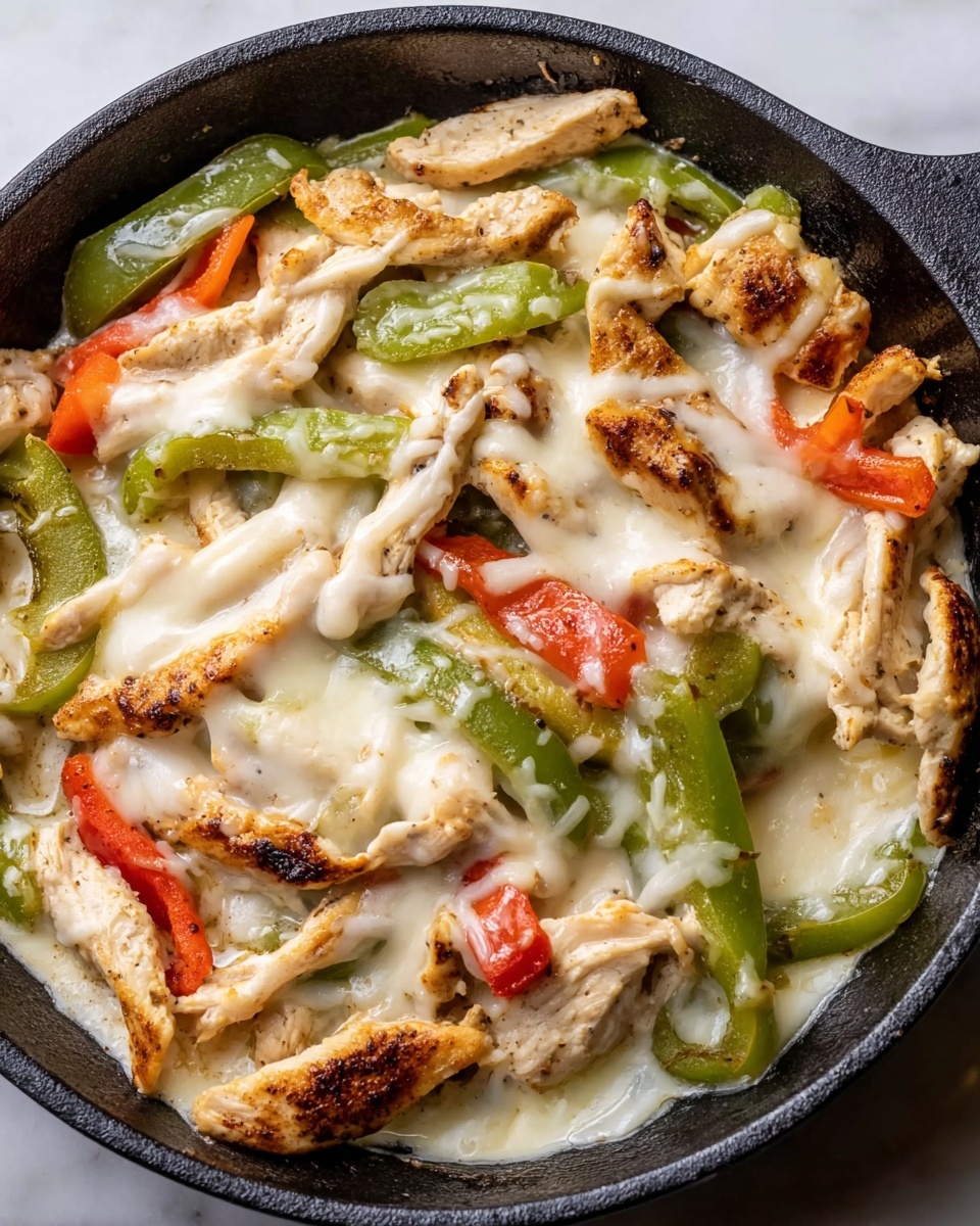 Chicken Cheesesteak Skillet Recipe - Recipe Image