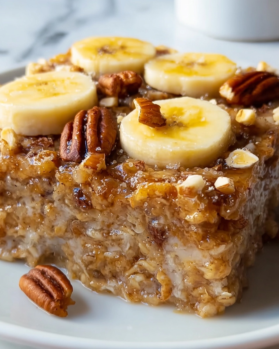 Banana Nut Baked Oatmeal Recipe - Recipe Image