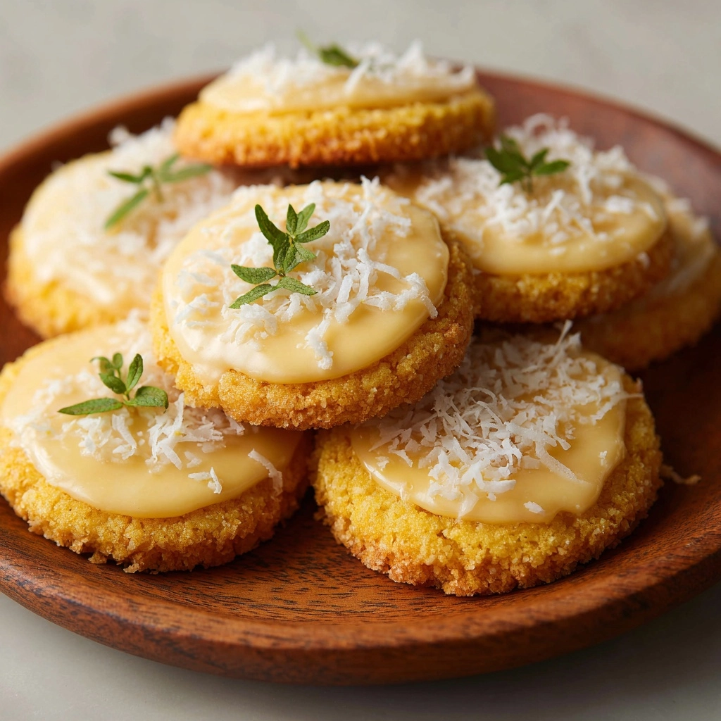 Lemon Coconut Cheesecake Cookies Recipe - Recipe Image