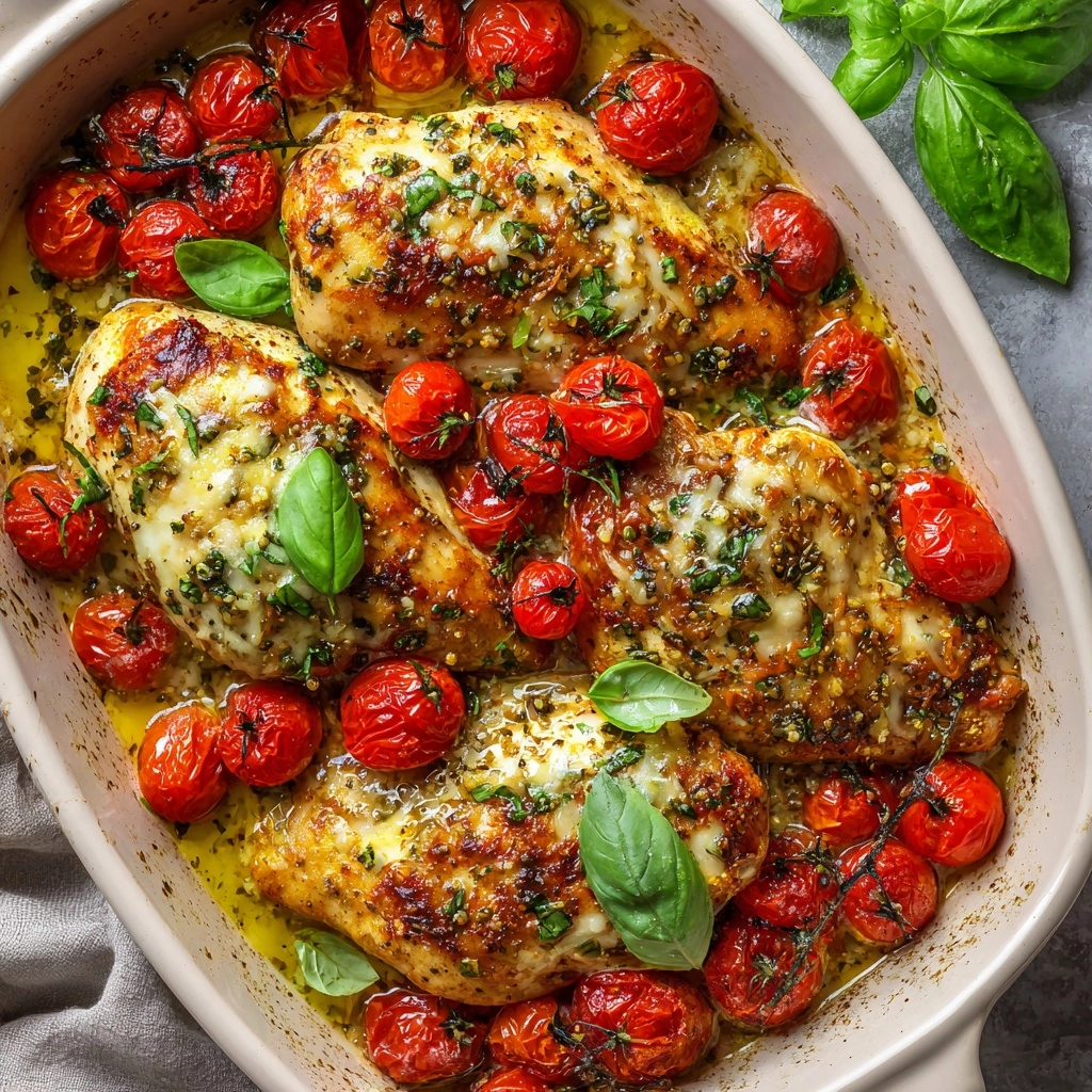 Baked Tuscan Chicken Casserole Recipe - Recipe Image