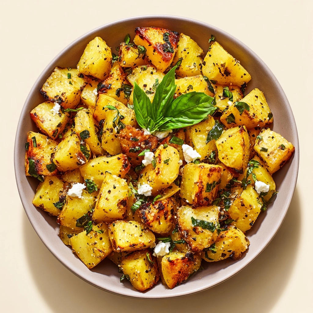 Greek Feta Roast Potatoes Recipe - Recipe Image