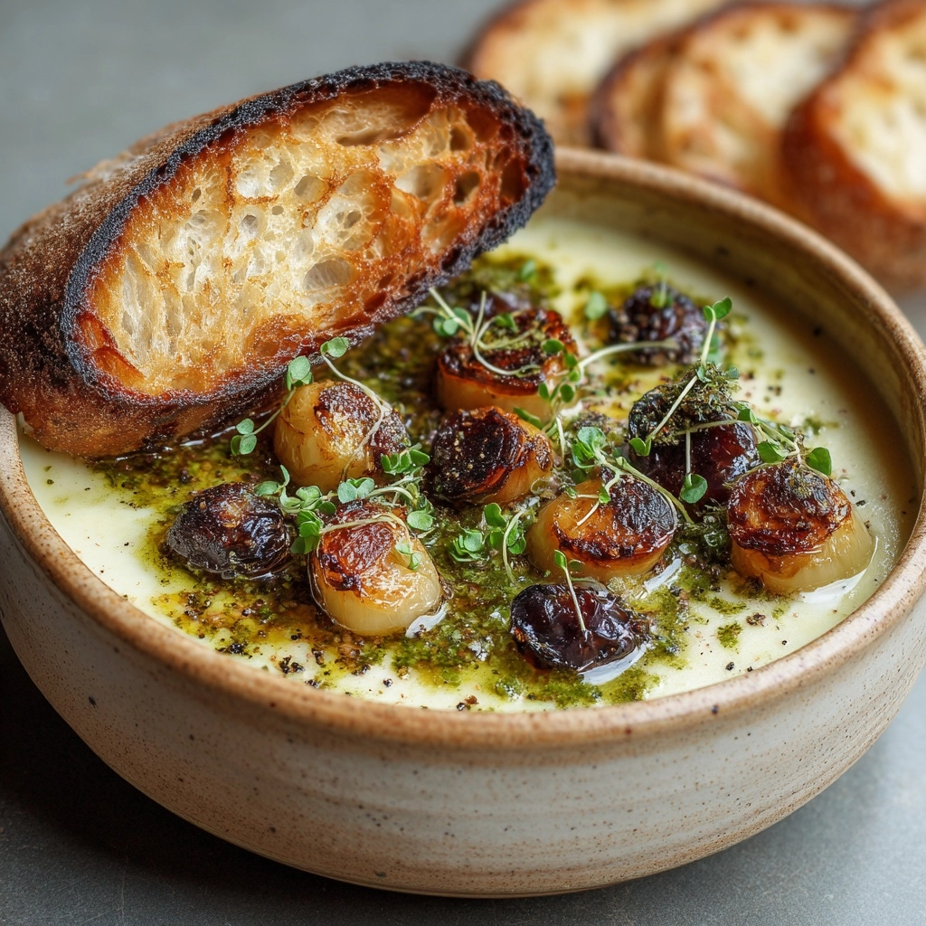 Country French Garlic Soup Recipe - Recipe Image