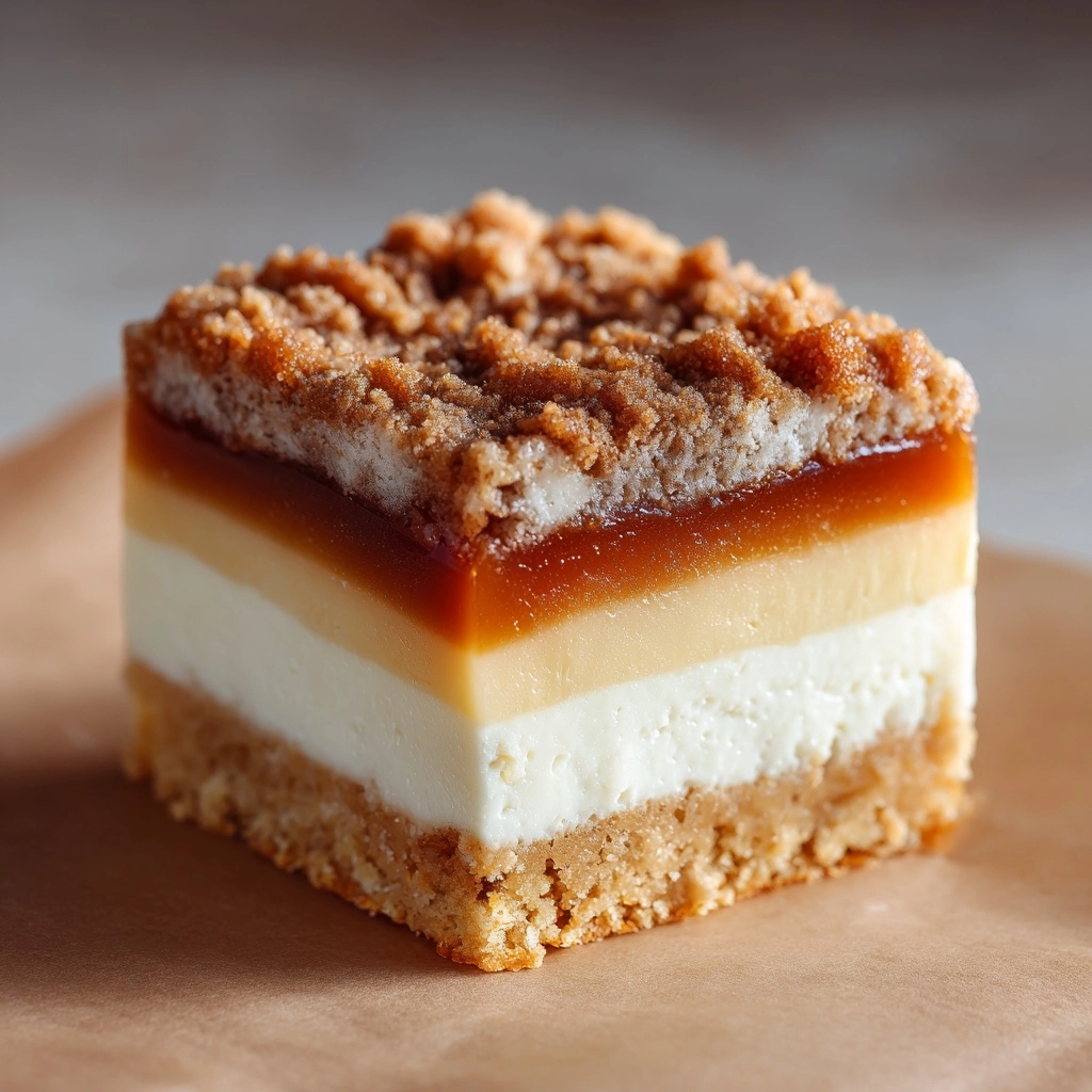 Vegan Pumpkin Cheesecake Bars Recipe - Recipe Image
