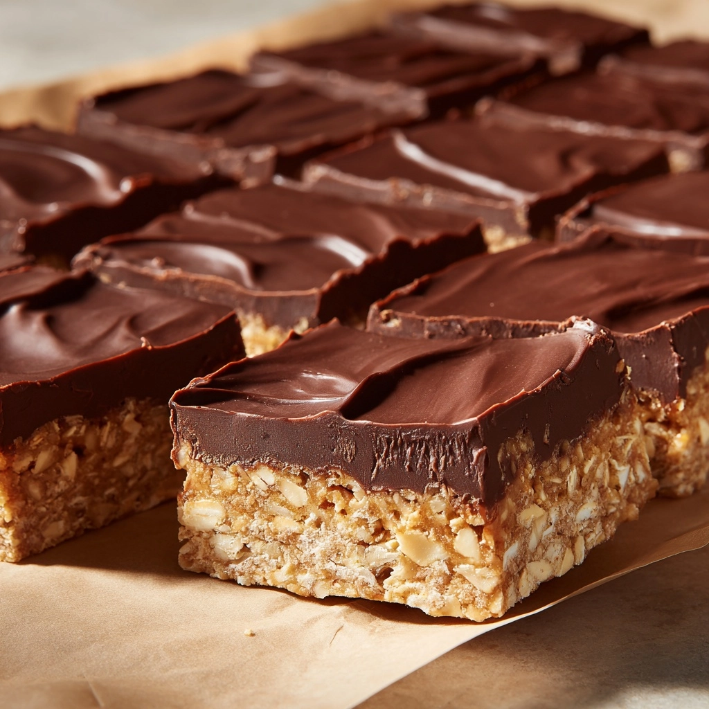 Homemade Crunch Bars Recipe - Recipe Image