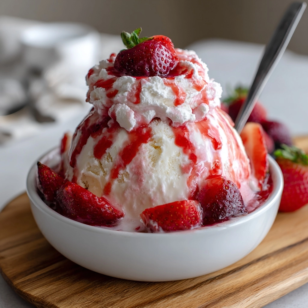 Strawberry Bingsu Recipe - Recipe Image
