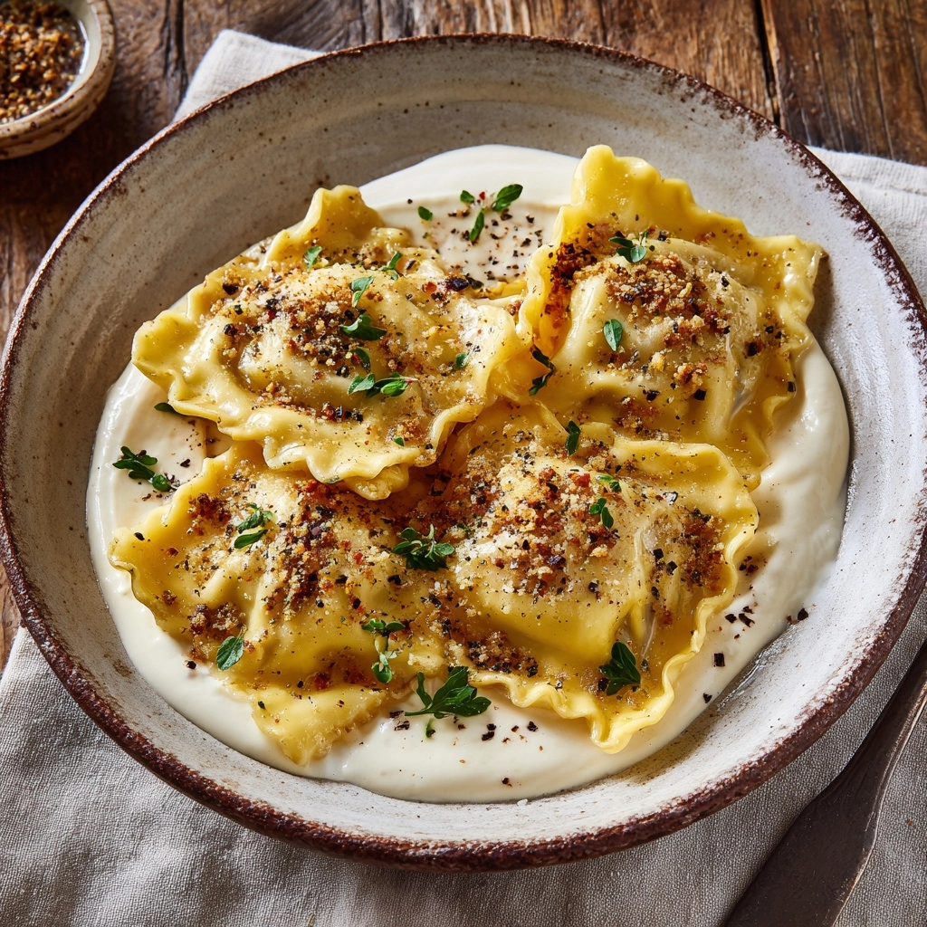 Red Kuri Squash and Goat’s Cheese Manti Recipe - Recipe Image