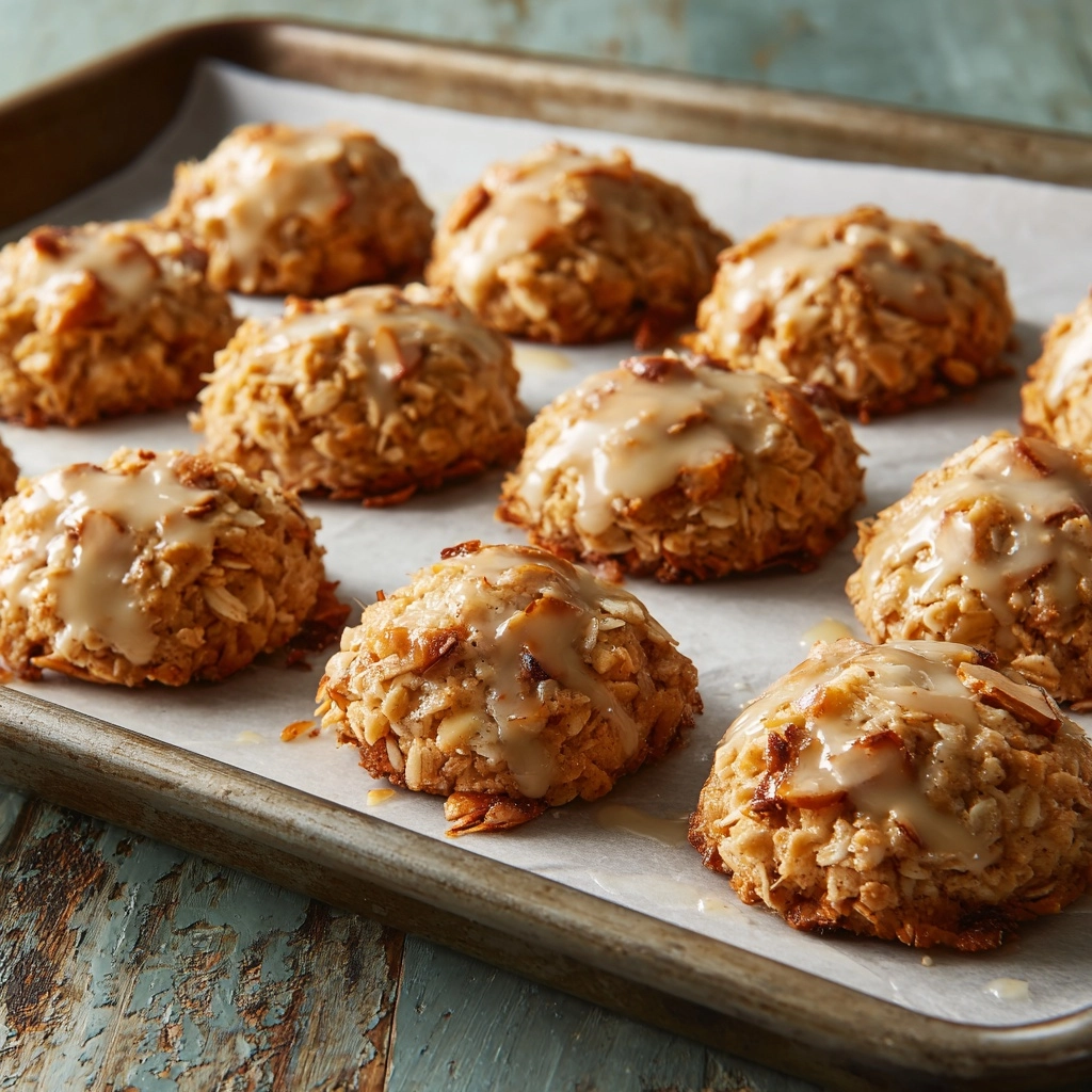 No-Bake Coconut Praline Cookies Recipe - Recipe Image