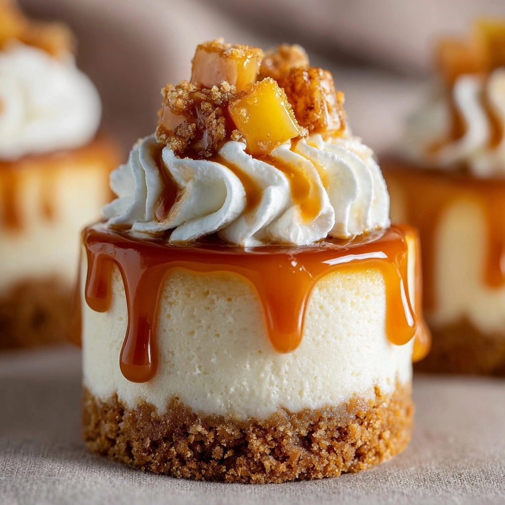 Caramel Apple Cheesecake Cups Recipe - Recipe Image