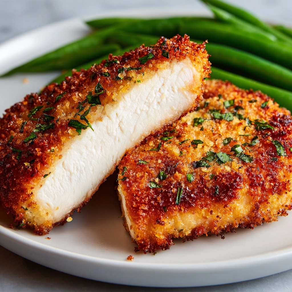 Air Fryer Parmesan Crusted Chicken Recipe - Recipe Image