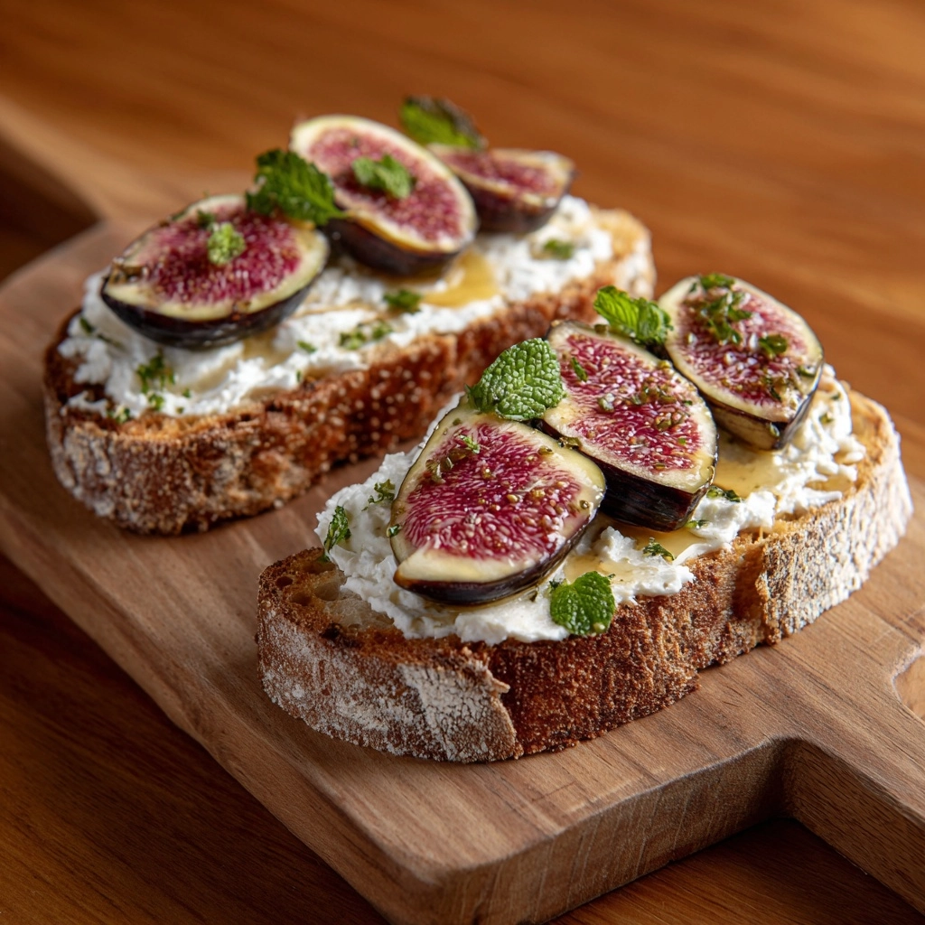 Fig and Brie Crostini Recipe - Recipe Image
