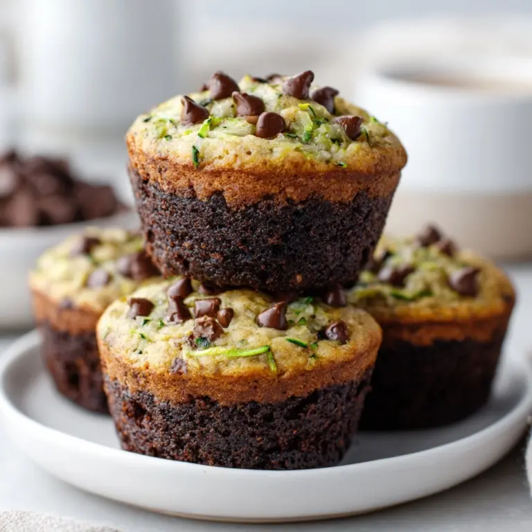 Chocolate Chip Zucchini Muffins Recipe