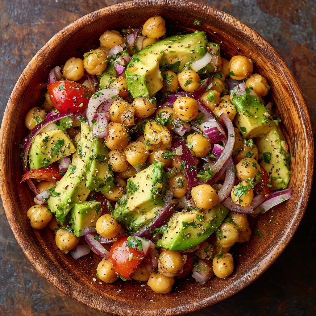 Avocado Chickpea Salad Recipe - Recipe Image