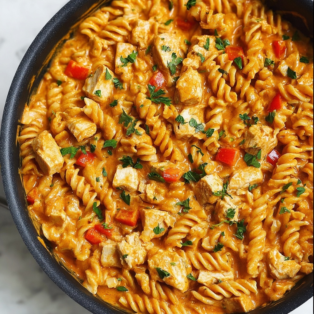 Creamy Tomato Chicken Pasta Recipe - Recipe Image