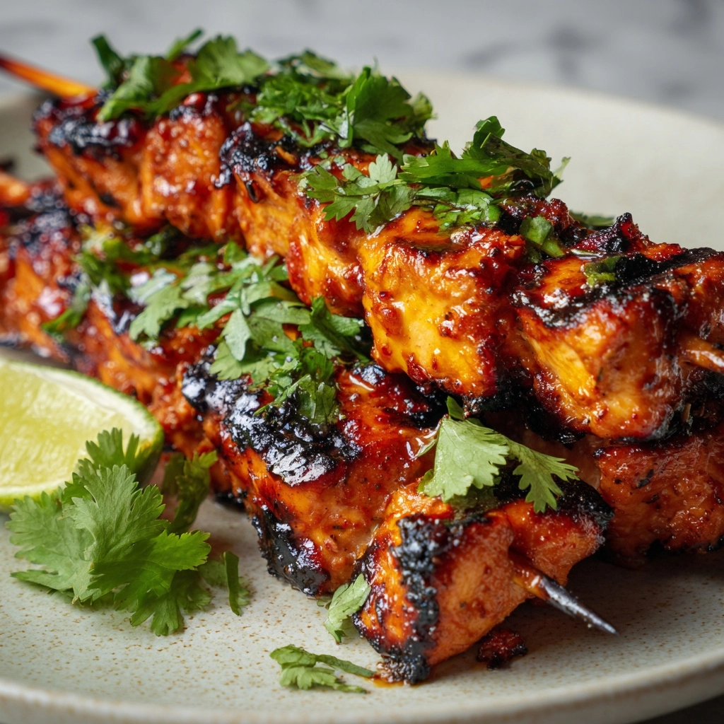 Sizzling Honey Lime Chicken Skewers Recipe - Recipe Image
