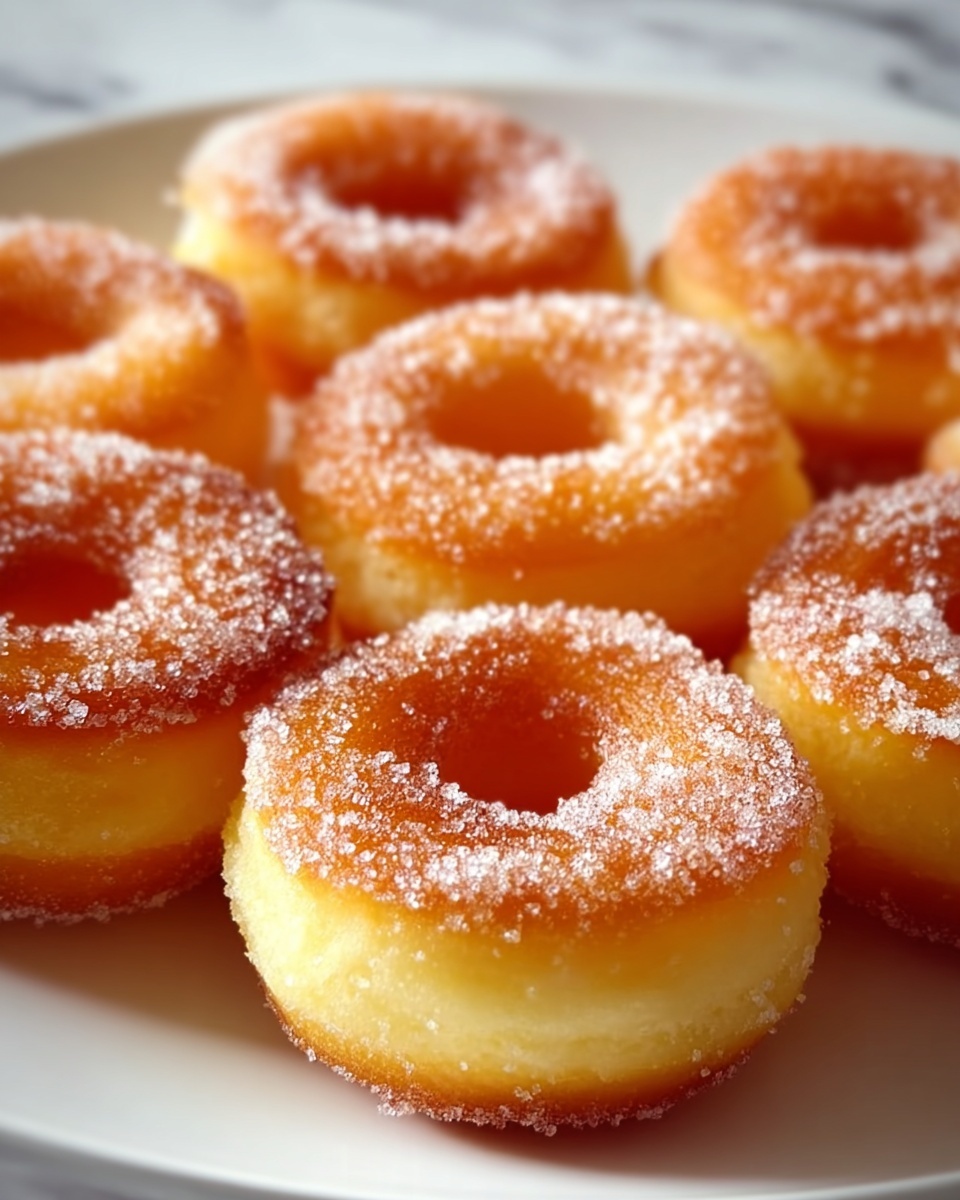 Fried Doughnuts with Sugar Recipe - Recipe Image