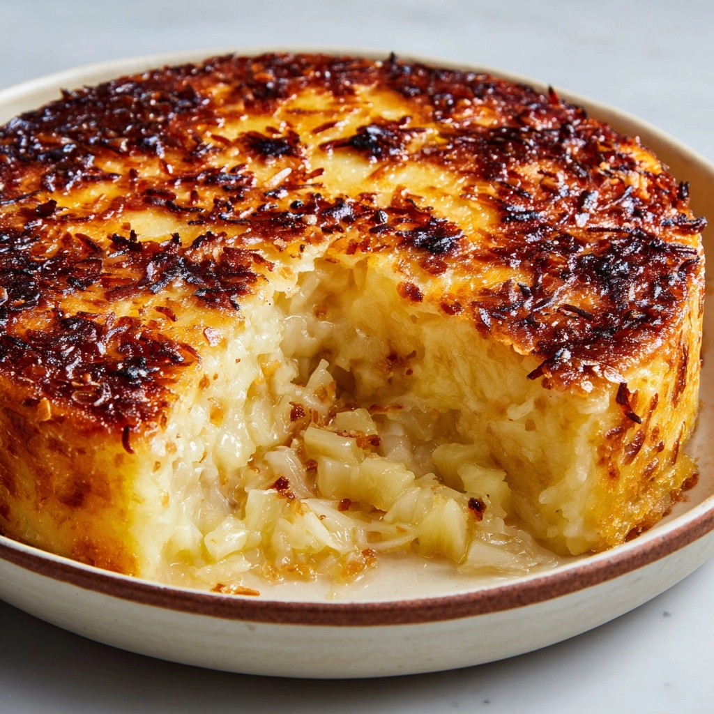 Coconut Cheesecake Bread Pudding Recipe - Recipe Image