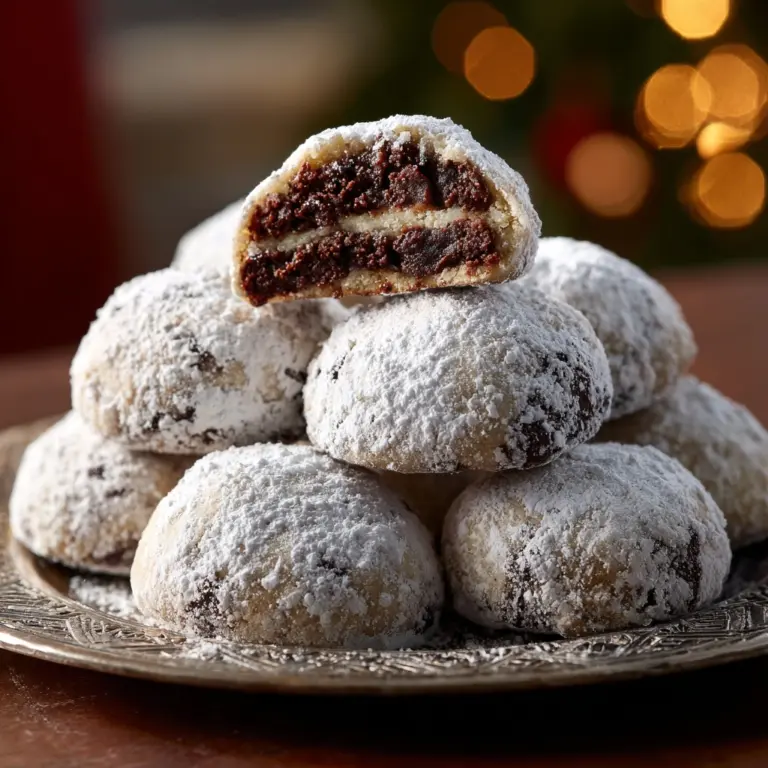 Classic Chocolate Snowball Cookies Recipe