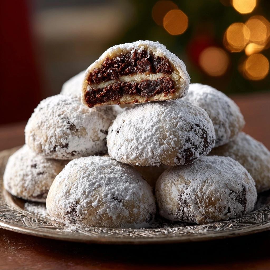 Classic Chocolate Snowball Cookies Recipe - Recipe Image