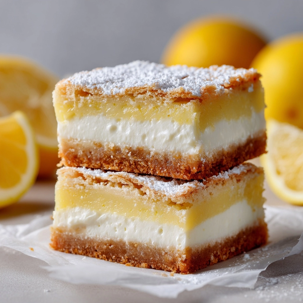 Lemon Cream Cheese Bars Recipe - Recipe Image