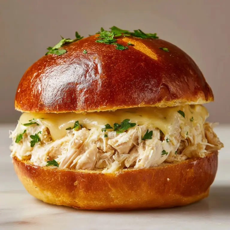 Chicken Alfredo Sloppy Joes Recipe