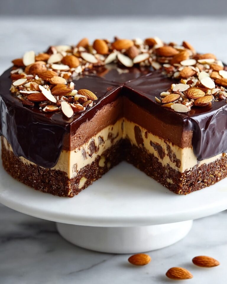Delicious Homemade Chocolate Almond Cheesecake Recipe