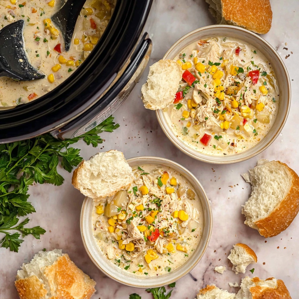 Crockpot Chicken Corn Chowder Recipe - Recipe Image