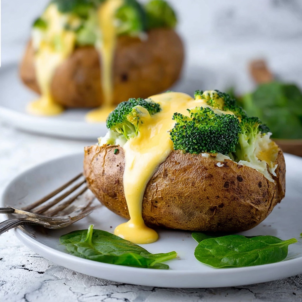 Broccoli Cheese Baked Potatoes Recipe - Recipe Image
