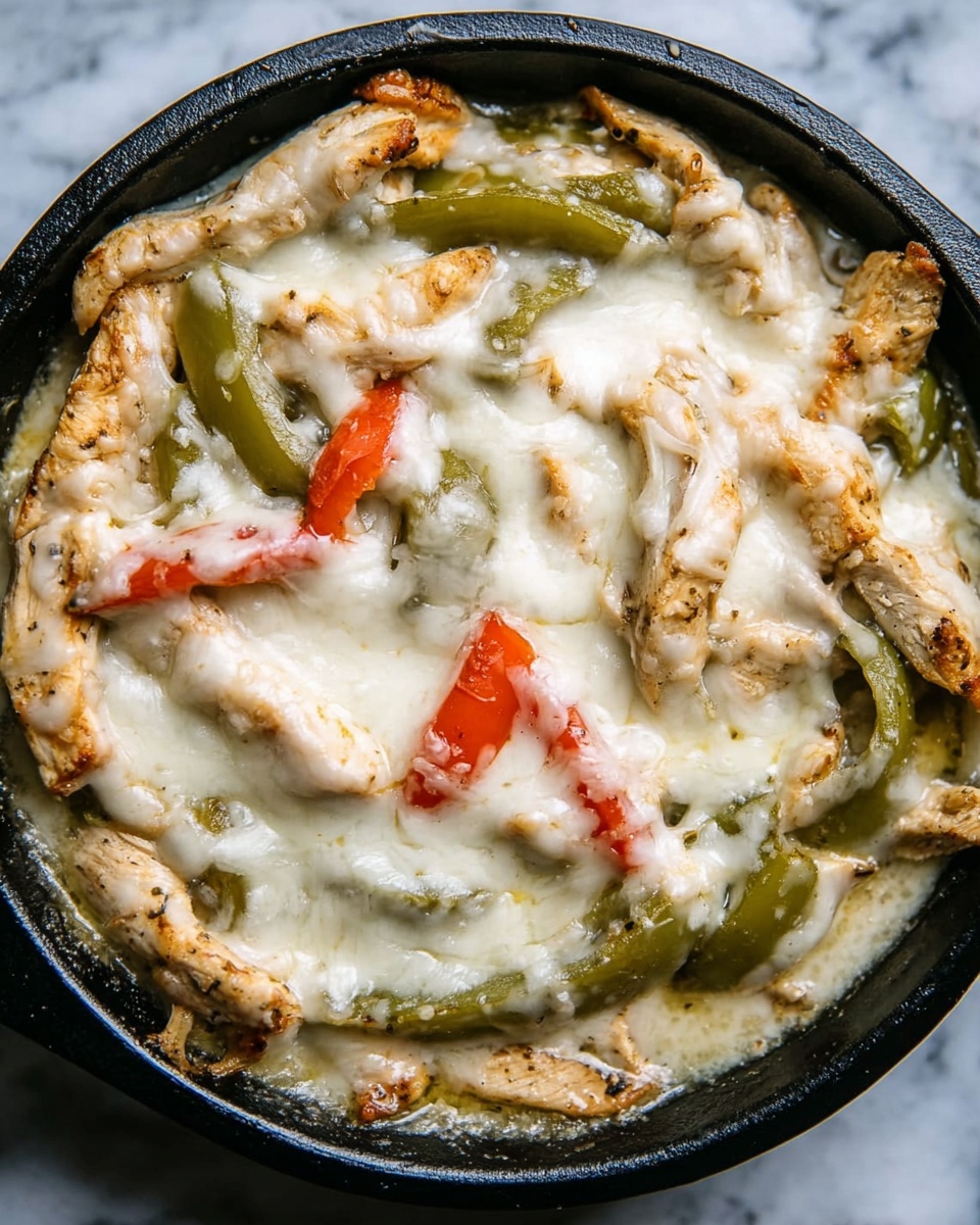 Chicken Cheesesteak Skillet Recipe - Recipe Image