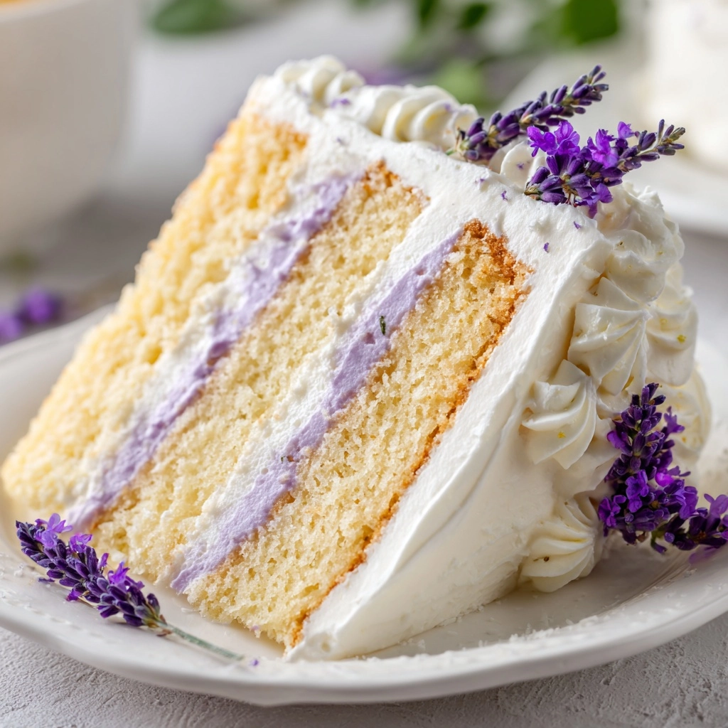 Lemon Lavender Cake Recipe - Recipe Image