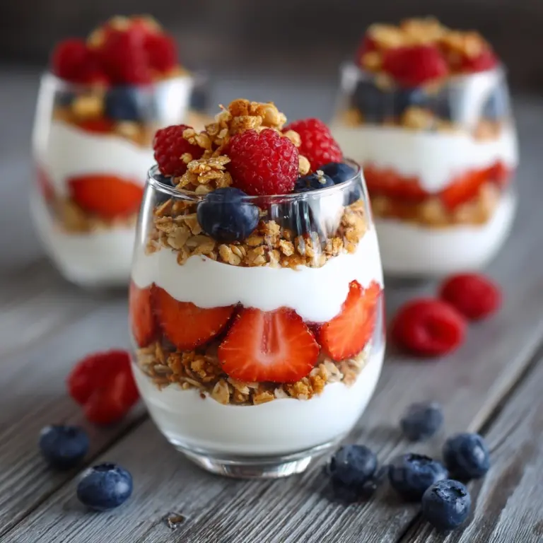 Fruity Yogurt Parfaits Recipe