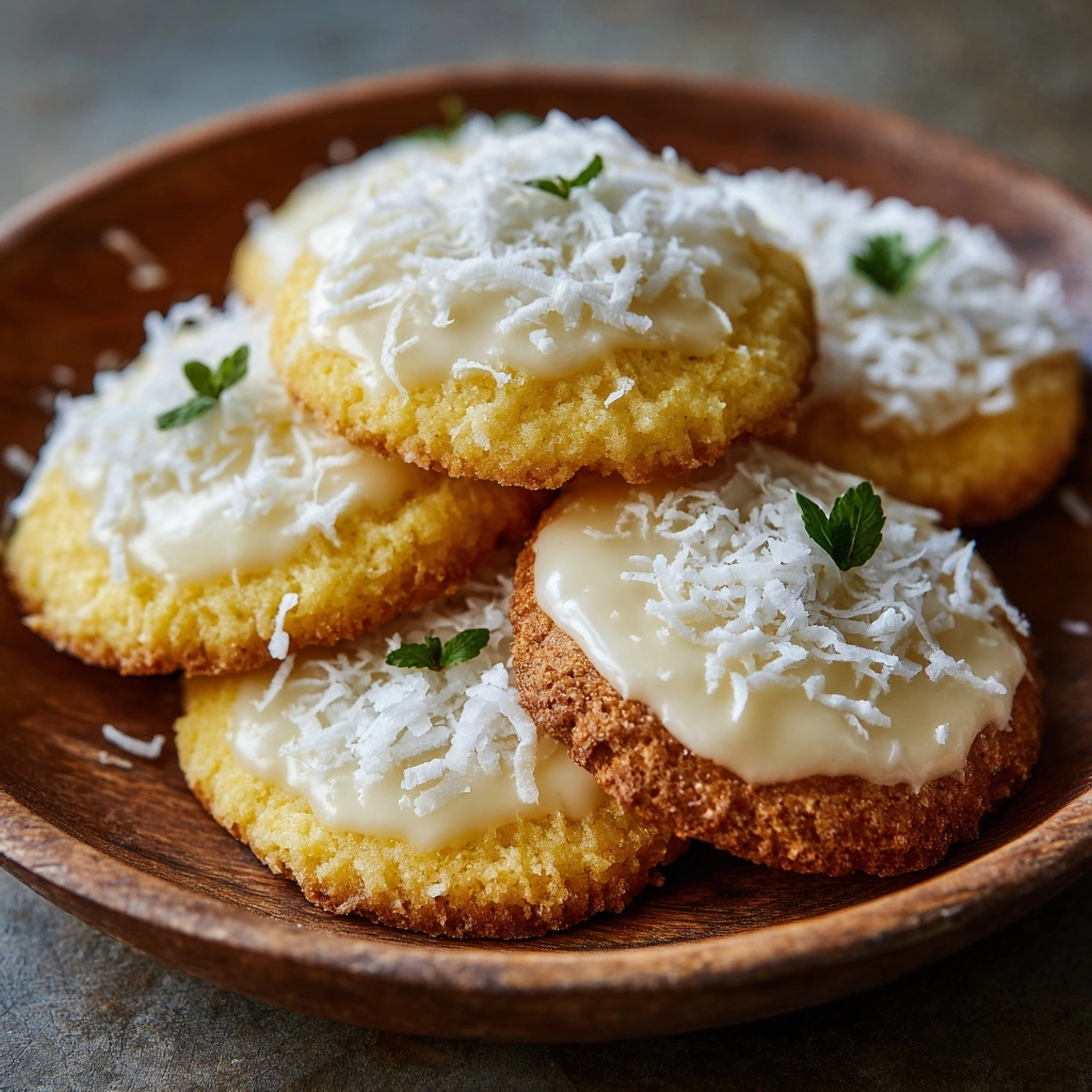 Lemon Coconut Cheesecake Cookies Recipe - Recipe Image