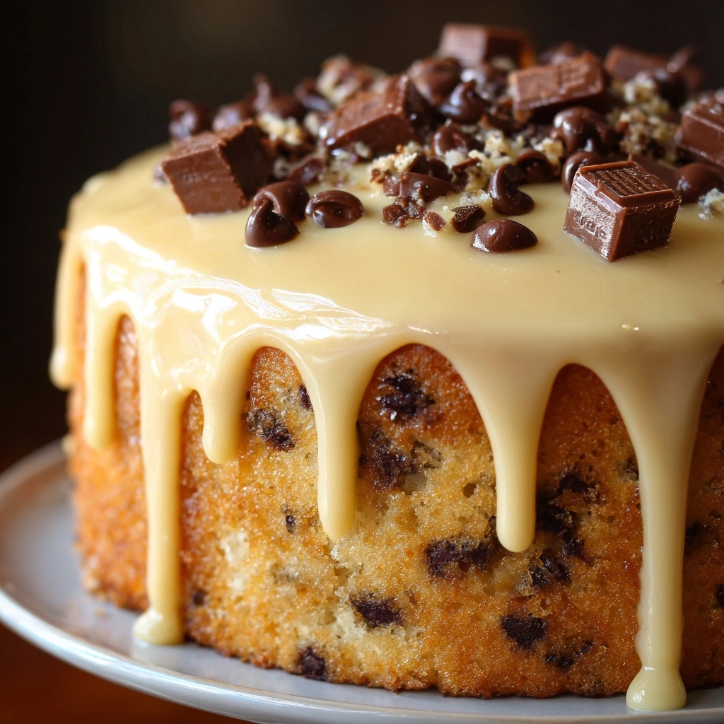 Banana Cake with Chocolate Chips Recipe - Recipe Image