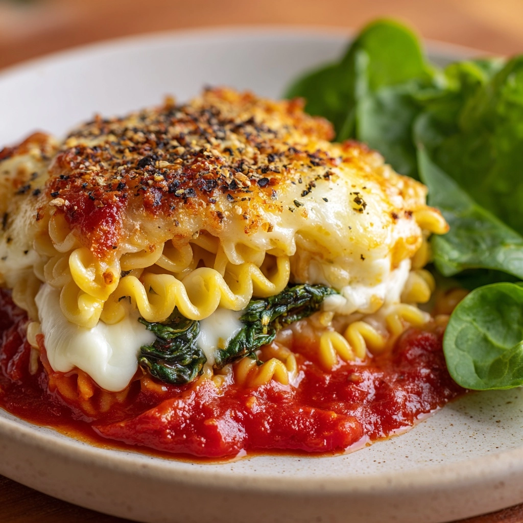 Baked Tortellini with Marinara and Cheese Recipe - Recipe Image