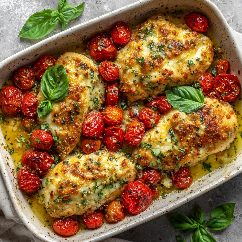 Baked Tuscan Chicken Casserole Recipe - Recipe Image