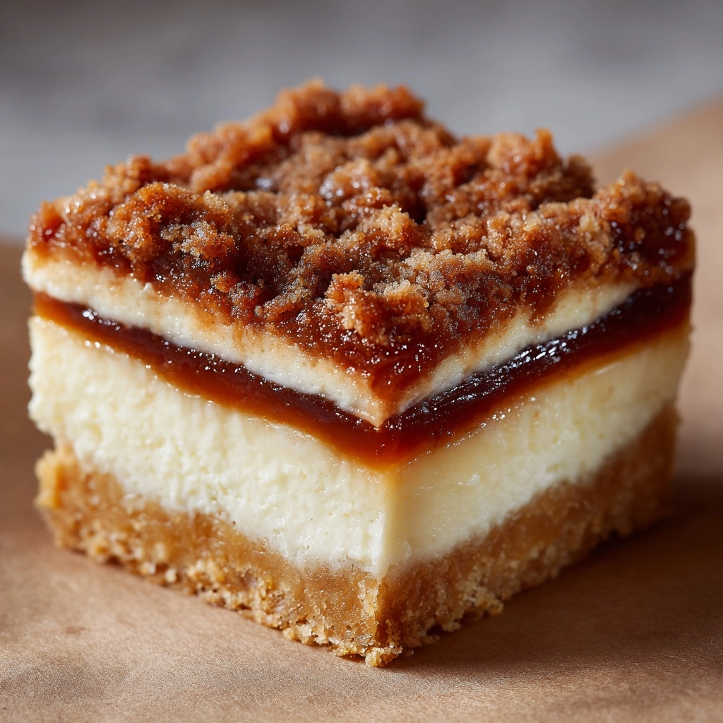 Vegan Pumpkin Cheesecake Bars Recipe - Recipe Image