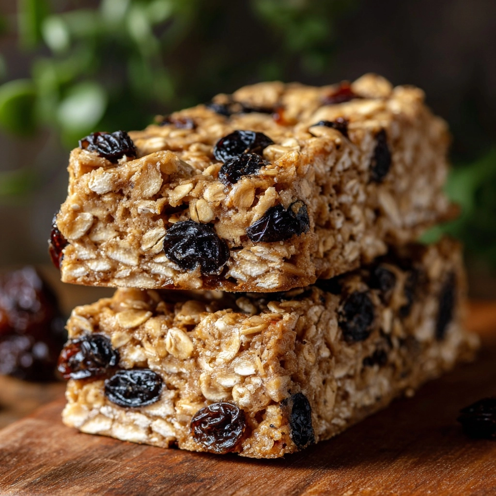 Oatmeal Raisin Cookie Bars Recipe - Recipe Image