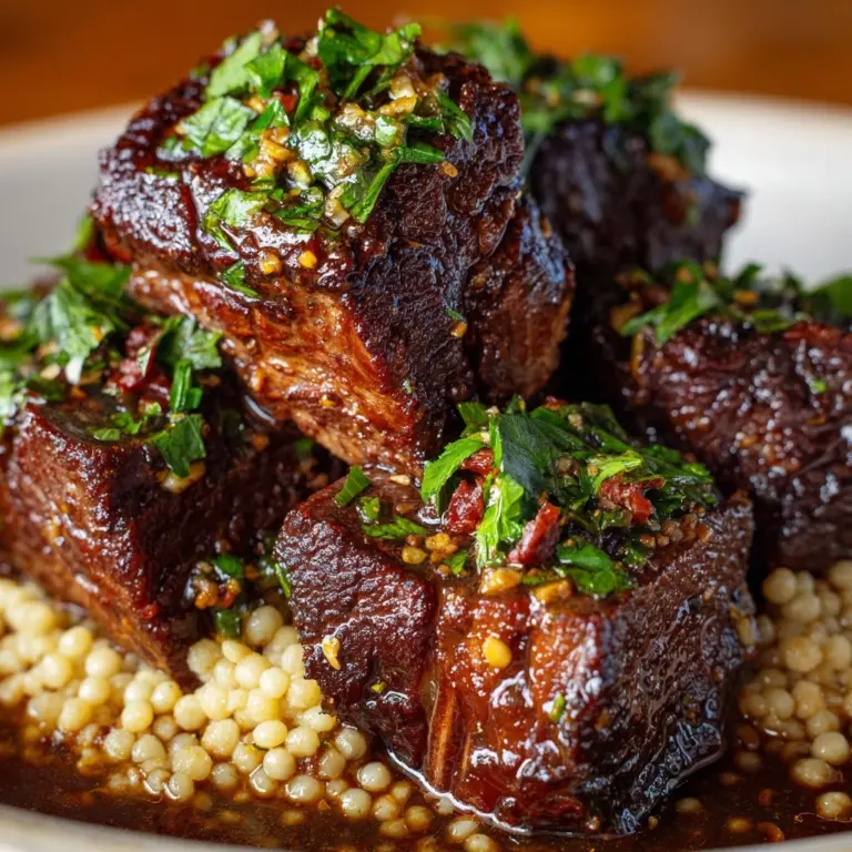 Carolina Mustard BBQ Sauce Instant Pot Beef Short Ribs Recipe