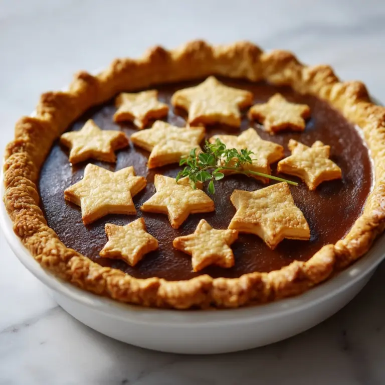 Apple Butter Pie with Quilt Top Crust Recipe