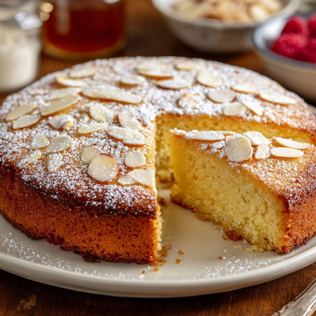 Almond Cake Recipe - Recipe Image