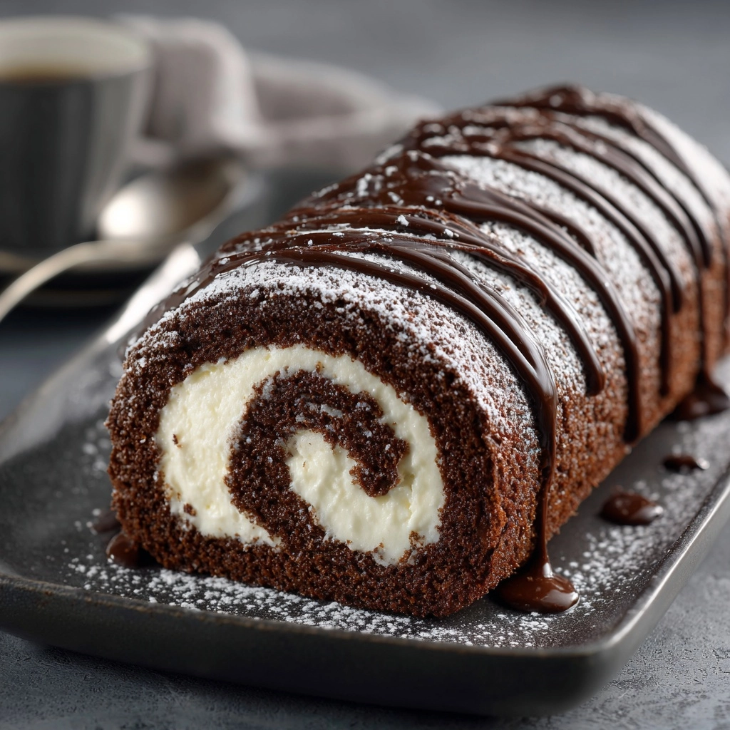 Choco Swiss Roll Delight Recipe - Recipe Image