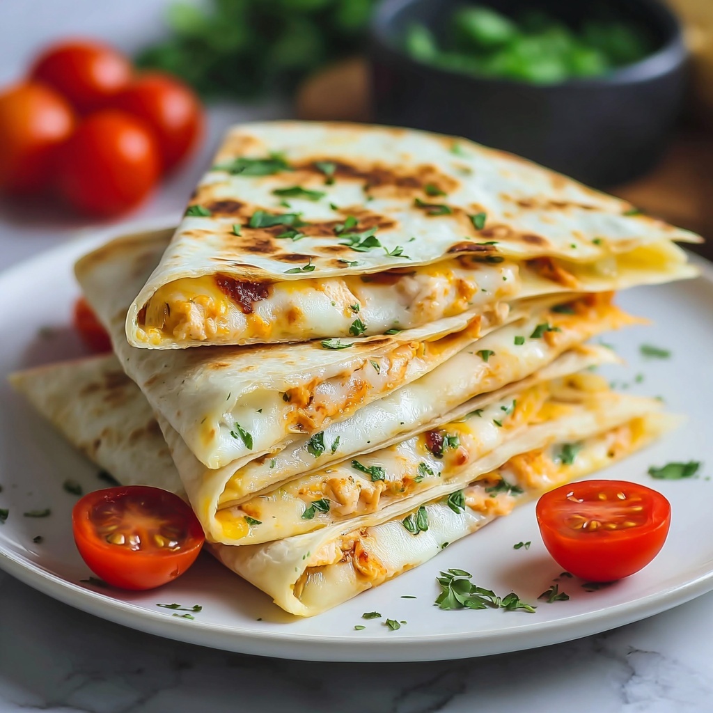 Keto Chicken Quesadilla Recipe - Recipe Image