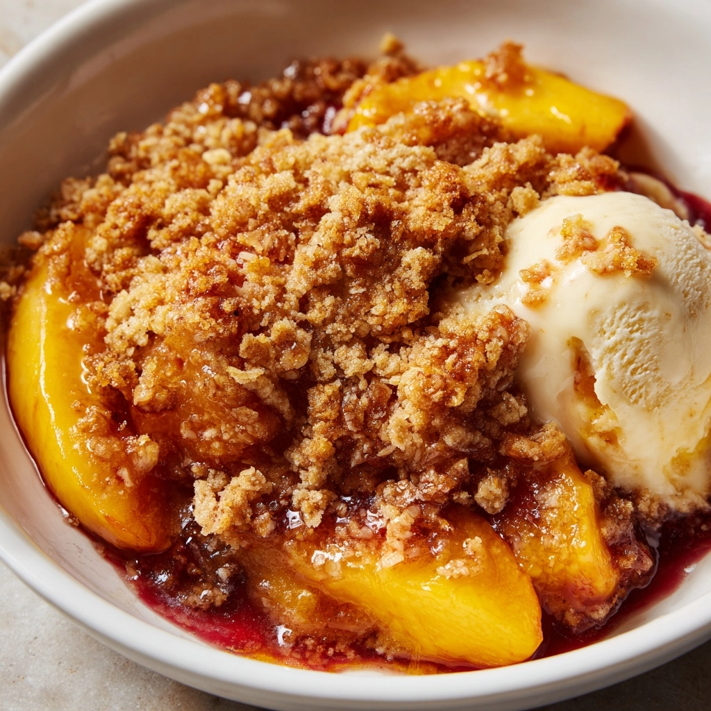 The Best Peach Crisp Recipe for Pure Sweet Comfort Recipe - Recipe Image