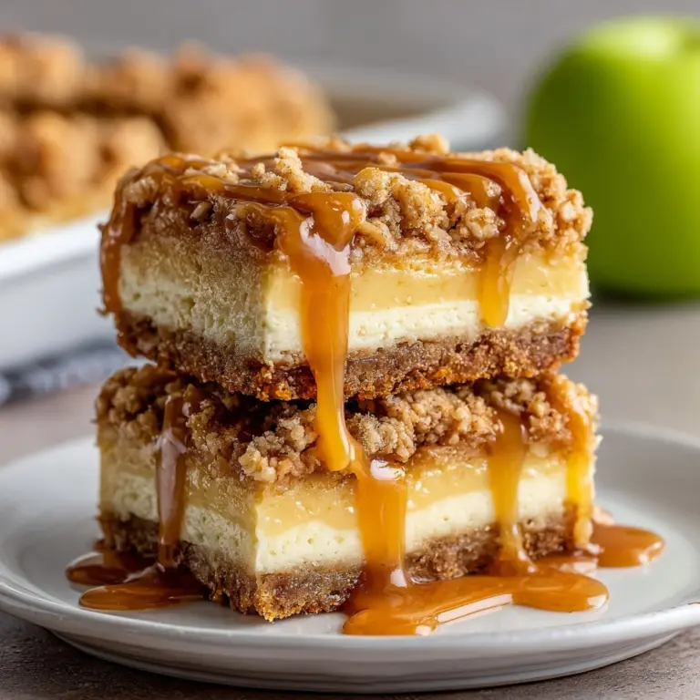 Apple Cheesecake Bars Recipe
