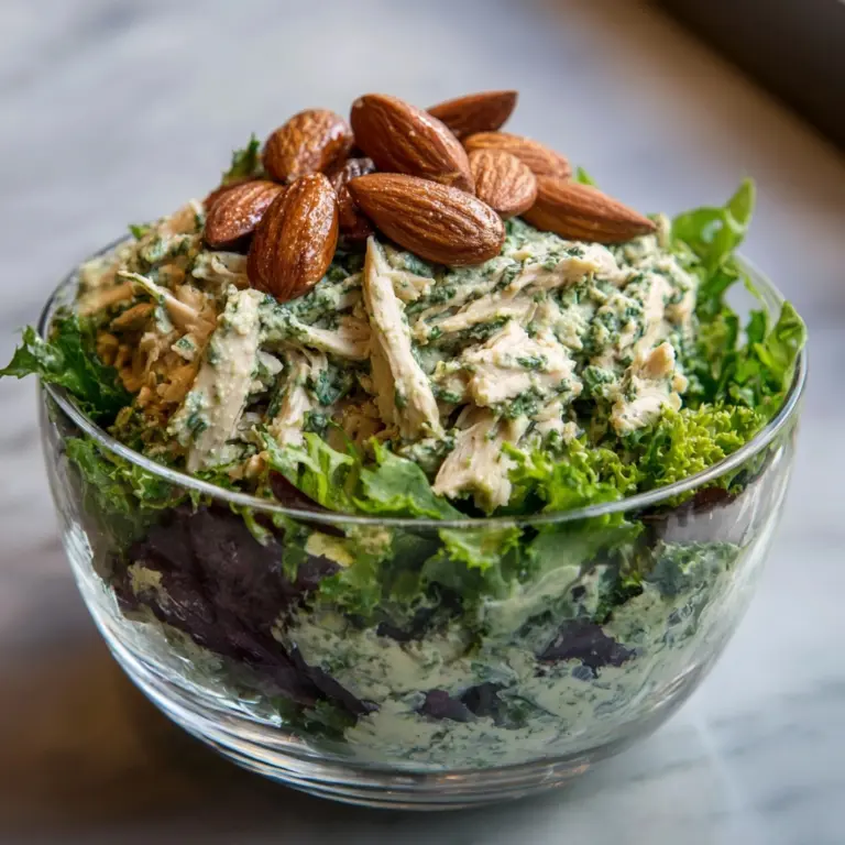 Healthy Green Goddess Chicken Salad (High-Protein) Recipe