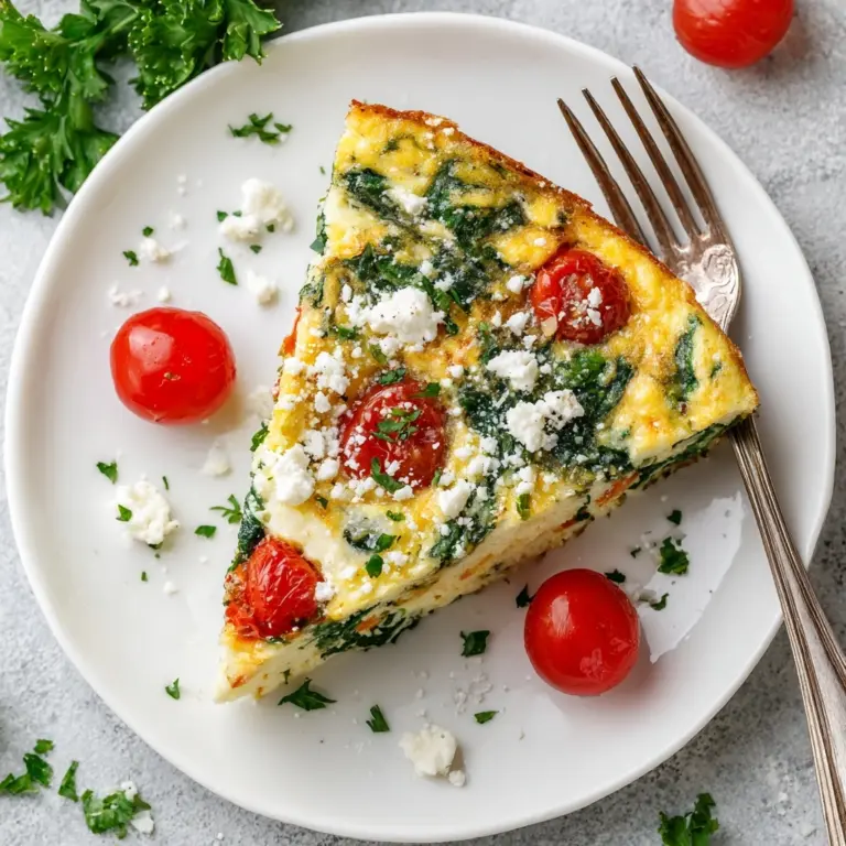 Healthy Vegetable Frittata Recipe