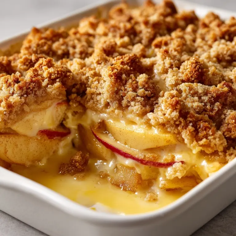 Old-Fashioned Apple and Cheese Casserole Recipe